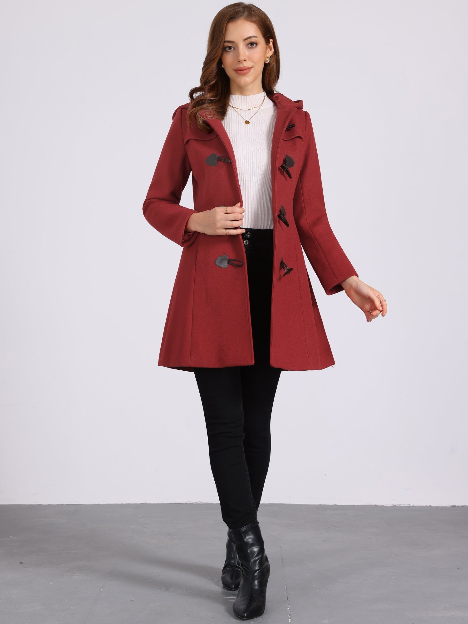 Women’s Winter Coat | Hooded Pockets