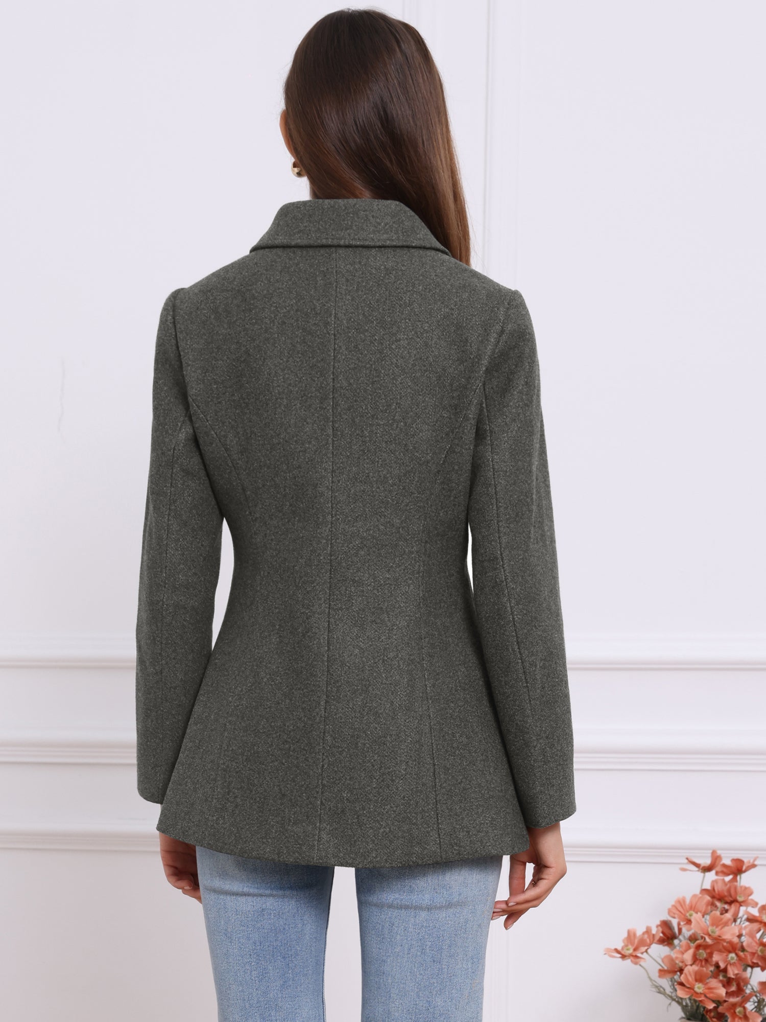 Women’s Structured Winter Jacket | Buttoned Pockets