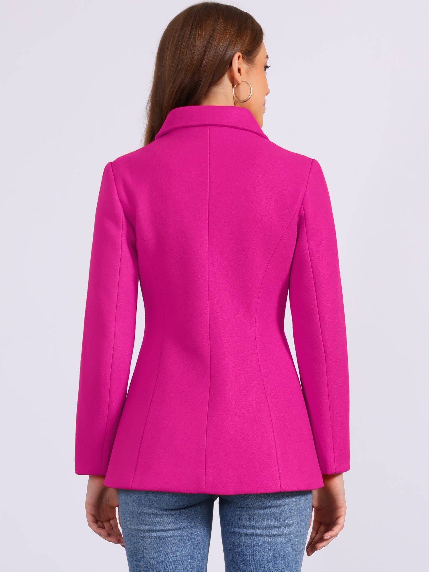 Women’s Structured Winter Jacket | Buttoned Pockets