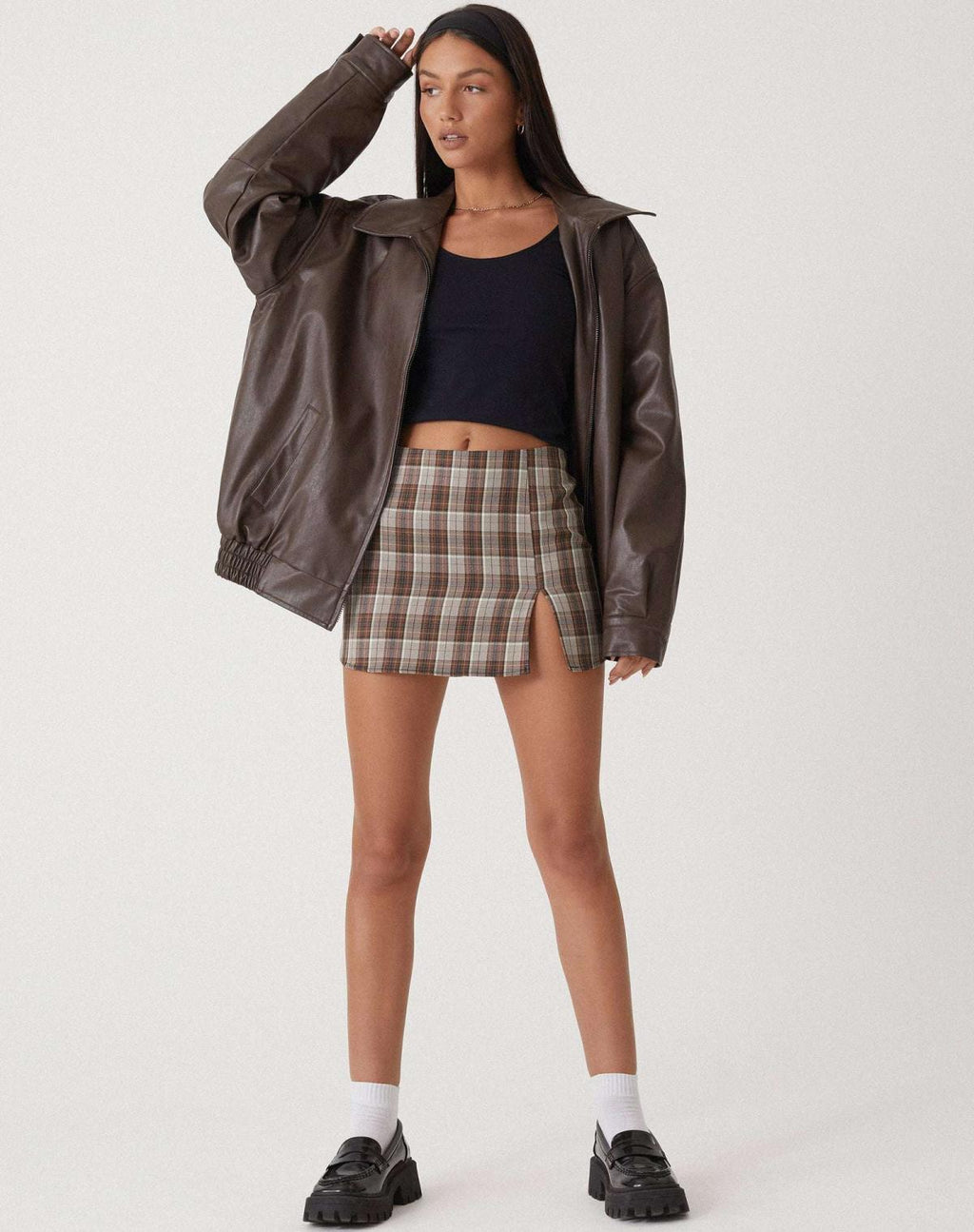 Women’s Oversized Bomber Jacket | Zip-Up