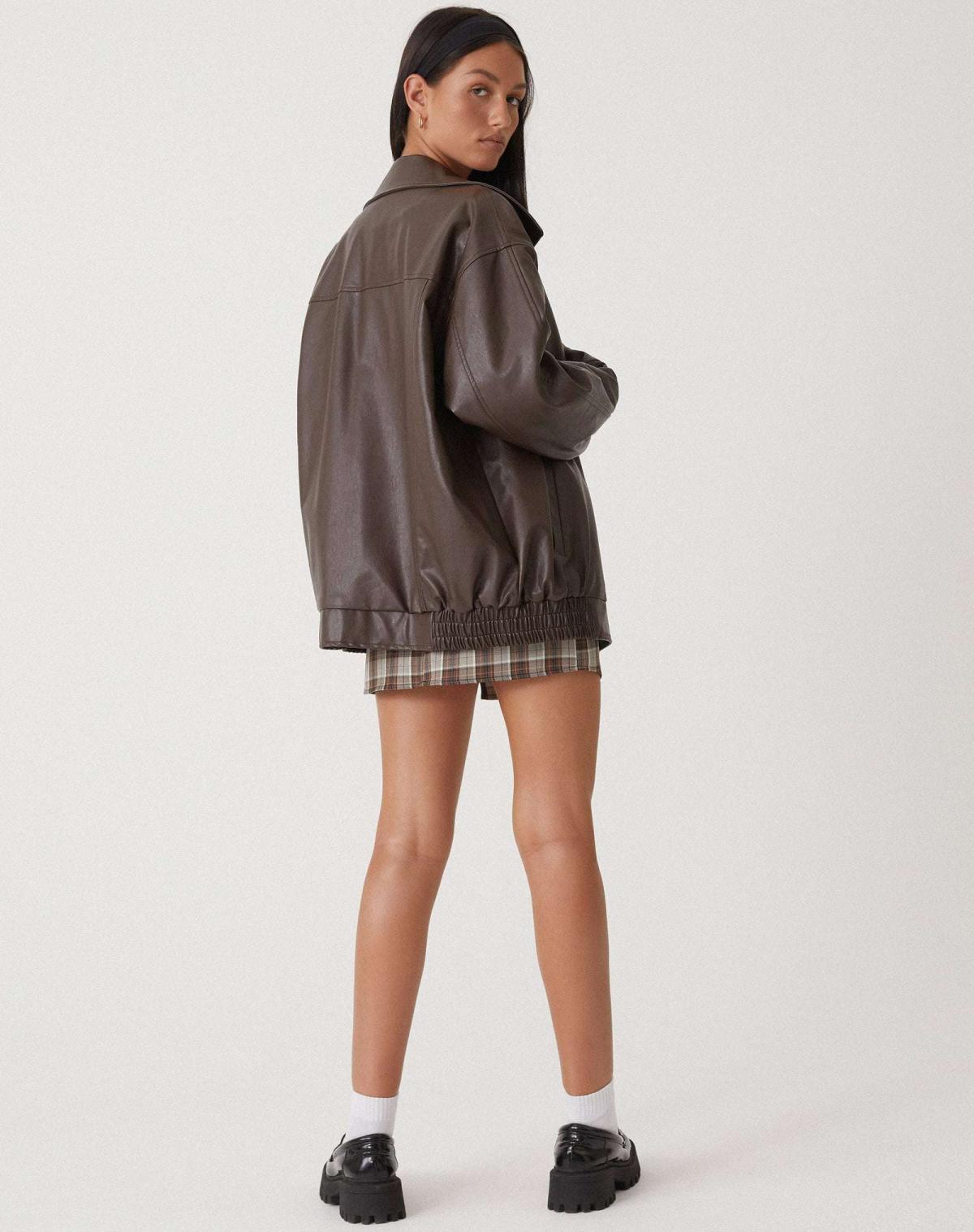 Women’s Oversized Bomber Jacket | Zip-Up